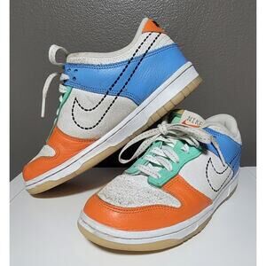Nike Dunk Low Nike 101 Kids Sneakers Shoe Size 5.5Y DX3363-100 Multicolor
